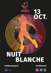 Détournement de l'affiche nuit blanche 2021 - sourour loutar - école PPA 3ème année